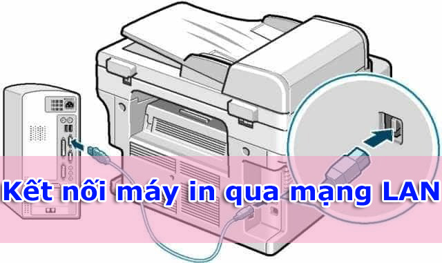 ket noi may in qua mang lan